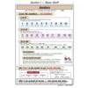 A revision page teaching French numbers from 1 to 100, with rules for forming ordinals and a humorous cartoon to lighten