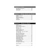 A contents page listing sections on letters, weather, holidays, and grammar with page numbers