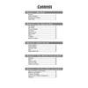 A contents page listing five sections covering basic German vocabulary, family, school, town life and hobbies