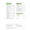 A contents page listing geometry, statistics and exam practice sections with page numbers and QR code instructions