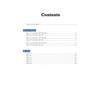 A contents page listing the practice papers and answers sections with their starting page numbers