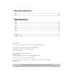 A contents page listing tests on Earth and Beyond, plus mixed questions and answers