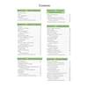 A contents page listing six science sections covering cells, biology, chemistry and physics with page numbers