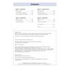 A contents page listing science topics like breathing and photosynthesis with page numbers