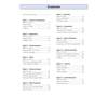 A contents page listing twelve science topics with page numbers for each section