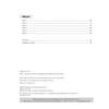 A contents page listing six mixed tests with answers and progress charts