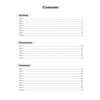 A contents page listing spelling, punctuation and grammar tests with their page numbers
