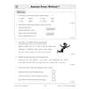 Five grammar exercises on spelling, sentence types, clauses and semicolons, with a cartoon diver illustration