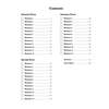 A contents page listing 12 weekly workouts for Autumn, Spring and Summer terms, with page numbers and tick boxes