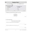 A timed test on number skills, including multiple choice, column addition, and identifying multiples and factors