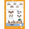 Children colour pirate hats, circle the odd group of items, and count crabs on a pirate island scene