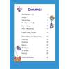 A table of contents listing early maths topics like adding, shapes and patterns with page numbers