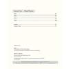A contents page listing five mixed practice tests and their page numbers, plus answers and a progress chart