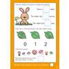 Children trace numbers to complete sentences, match leaves to bug counts, circle gnomes and write the total