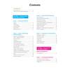 A contents page listing units on Creative iMedia and Visual Identity with page numbers for each topic