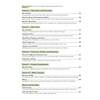 A contents page listing English grammar, reading and maths topics with page numbers