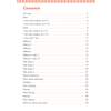 A table of contents listing chapters on adding and subtracting numbers up to 10, with page numbers
