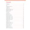 A contents page listing early counting and number recognition topics with page numbers