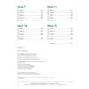 A weekly tracker for Weeks 9 to 12, with tick boxes for each day and page numbers to help parents monitor progress