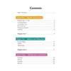 A table of contents listing sections on counting, addition, subtraction, and multiplication with page numbers
