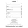 A contents page listing phonics topics and page numbers, with an ISBN and copyright details at the bottom
