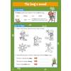 Children colour correct spellings and unscramble words to practise the long e sound