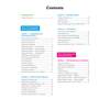 A table of contents listing units on hospitality, catering, health and safety, and nutrition with page numbers