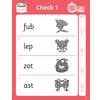 Children circle the correct picture for each phonics blend in a timed 10-minute test