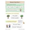 Children match captions to pictures, circle the best sentence, and learn tricky words like 'any' and 'please'