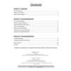 A table of contents listing sections on materials, describing them, and comparing them, with page numbers