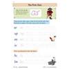 Children trace and copy joined letter pairs like 'ar' and 'up', following arrows to learn correct stroke order