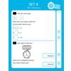 A 10-minute reasoning test with two questions on basic arithmetic and a word problem involving weight