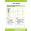Children spell six /j/ sound words in a crossword using a word bank and clues, then tick how they did