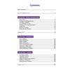A contents page listing sections on number, calculations and fractions with page numbers for each topic