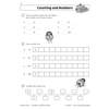Children find numbers before and after given values, count in steps, and complete a number line