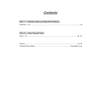 The contents page lists two parts: number problems and timed tests, with answers and a record sheet at the back