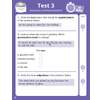Three short grammar questions on capital letters, punctuation and adjectives, each with one mark