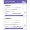 Two short spelling tests with four questions each, designed for 10-minute practice sessions
