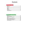 A table of contents listing grammar topics and sentence grammar sections with page numbers