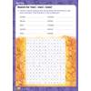 Children add correct endings to words, then locate them in a wordsearch grid