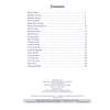 A list of 20 handwriting activities with page numbers, plus publisher details and an ISBN at the bottom