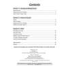 A table of contents listing sections on hearing, volume and pitch, with page numbers and an ISBN at the bottom