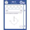 Children order five decimals from smallest to largest and calculate the angle a robot turns through
