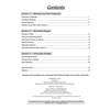 A contents page listing sections on materials, changes of state and reactions, with page numbers and an ISBN