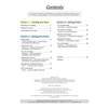 A table of contents listing sections on drafting, non-fiction and fiction writing, with page numbers for each exercise
