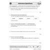 Five inference questions on a poem, requiring short written answers and one multiple-choice selection