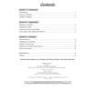 A table of contents listing sections on inheritance, adaptations and evolution with page numbers and a note on where answers