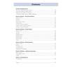 A table of contents listing sections on reading and writing, with page numbers for each chapter