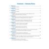 A contents page listing twelve weekly maths workouts for the Autumn Term, each with a page number and a brief description
