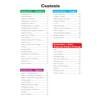 A table of contents listing maths topics from numbers and algebra to graphs and ratios, with page numbers for each section